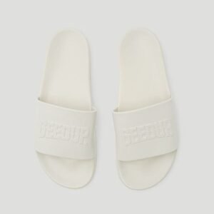 Core Logo Emboss Slides Bone