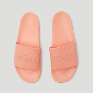 Core Logo Emboss Slides Peach