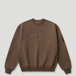 Generals Oversized Crewneck Chestnut