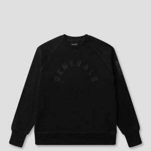 Generals Classic Fit Crewneck Jet Black