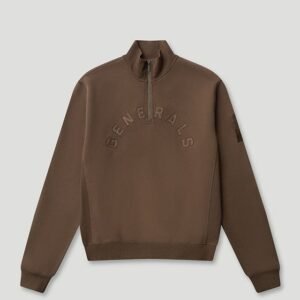 Generals Classic Zip Qtr Zip Chestnut