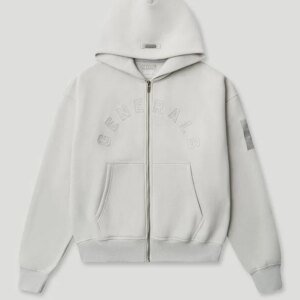 Generals Oversized Zip Hoodie Nimbus Cloud