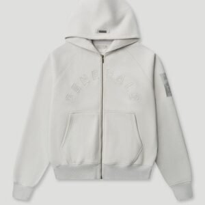 Generals Classic Fit Raglan Zip Hoodie Nimbus Cloud