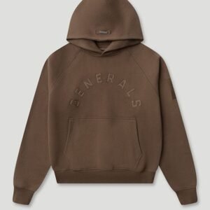 Generals Classic Fit Raglan Hoodie Chestnut