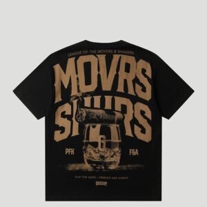 MVRS & SHKRS Cigar T-Shirt Black/Bronze
