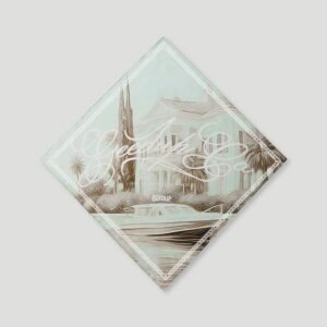 C.D.G Silk Scarf Pastel Mint