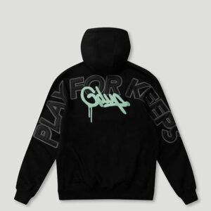 PFK/Handstyle Hoodie Black/Pastel Mint