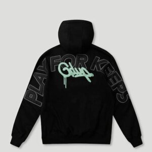 PFK/Handstyle Hoodie Black/Pastel Mint
