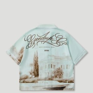 C.D.G Silk Shirt Pastel Mint
