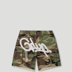 Handstyle Cargo Short Camo Green