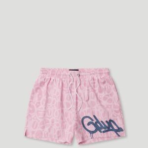 Handstyle Swim Short Pink/Blue