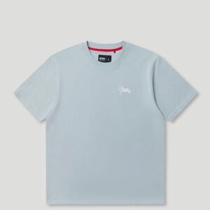 Micro Handstyle T-Shirt Washed Blue/White