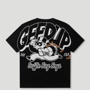 Duffle Bag Boys T-Shirt Black/White