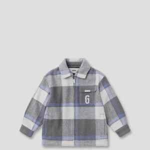 PFK Flannel Jacket Lil Don Grey Blue/Cream