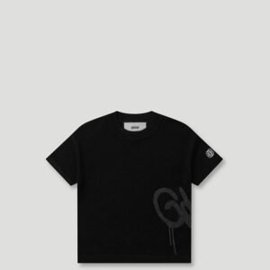 Handstyle Logo Knitted Lil Don Tee Black/Grey
