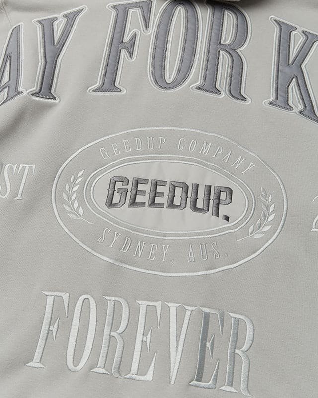 PFK Company Hoodie Tonal Nardo Grey - Image 4