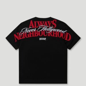 Always Neighbourhood Tee - Black/Red