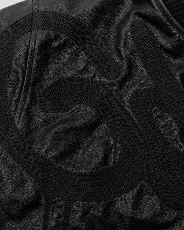Handstyle Team Logo Reversible Leather/Faux Fur Jacket - Image 8