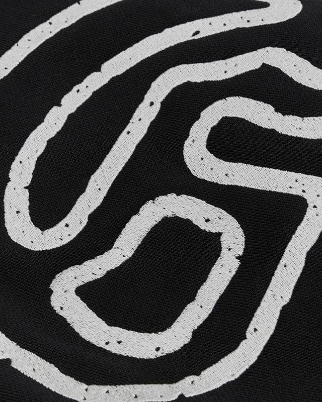 Ol' English Oversized Hoodie Black - Image 3