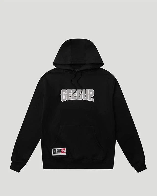 PLAY FOR KEEPS O/S Hoodie Black/Grey - Image 2