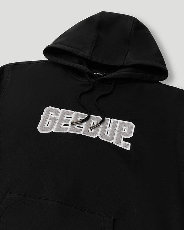 PLAY FOR KEEPS O/S Hoodie Black/Grey - Image 5