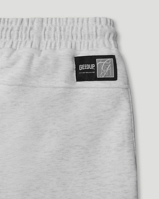 Team Logo Cursive Trackpant White Marle/Red - Image 4