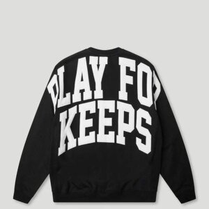 PFK O/S Crewneck Black/White