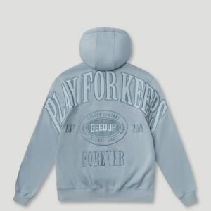 PFK Company Hoodie Ice Blue Tonal