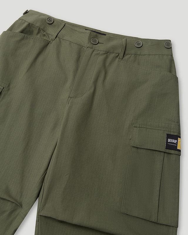 Team Logo R/S Cargo Pant Olive - Image 3