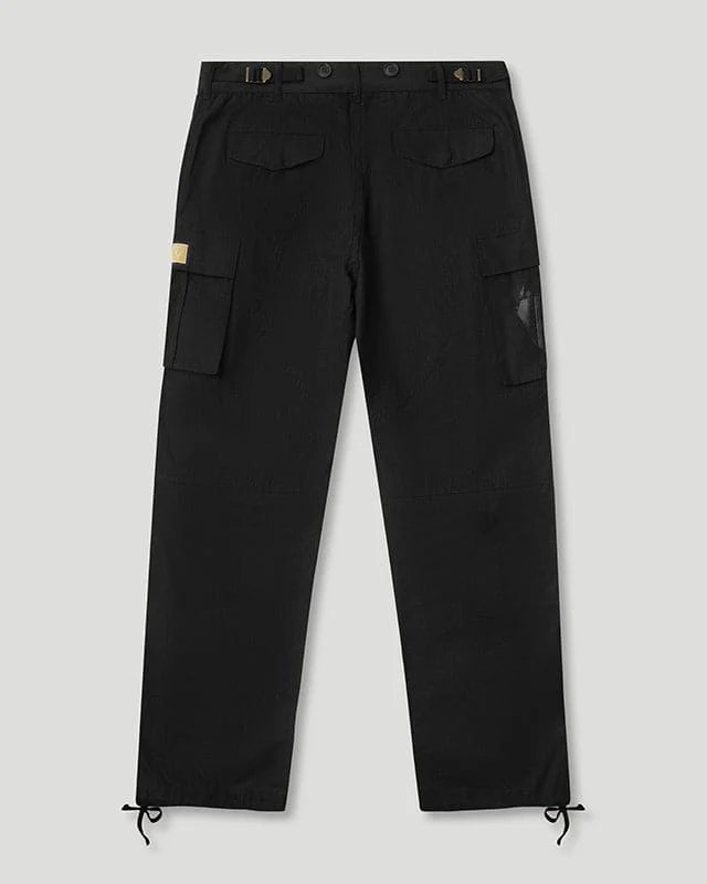 Team Logo R/S Cargo Pant Black - Image 2