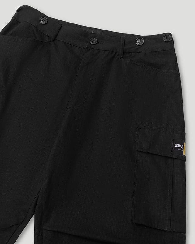 Team Logo R/S Cargo Pant Black - Image 3