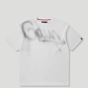 Handstyle Halftone T-Shirt White/Grey