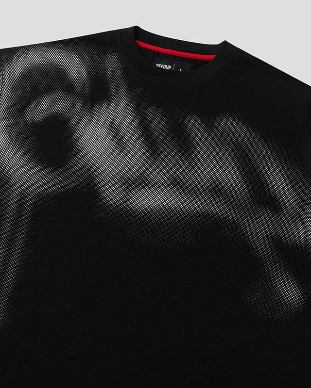 Handstyle Halftone T-Shirt Black/Grey - Image 2