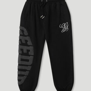 Team Logo Cursive Trackpant Black/Grey