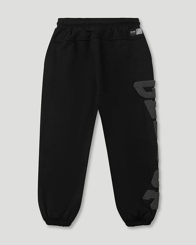 Team Logo Cursive Trackpant Black/Grey - Image 2