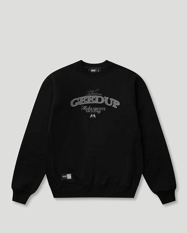 Team Geedup Crewneck Black/Grey - Image 2