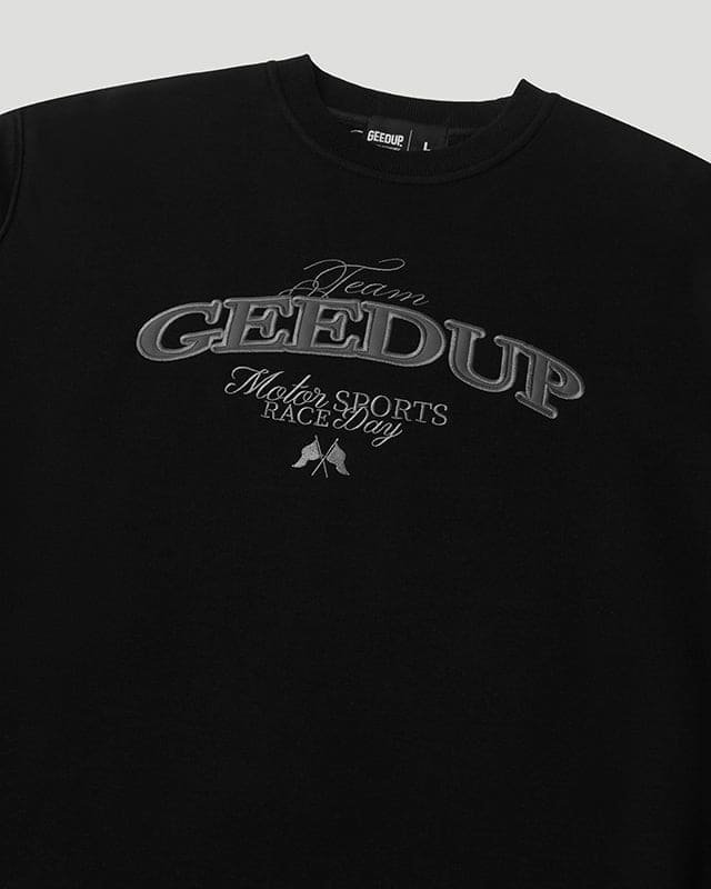 Team Geedup Crewneck Black/Grey - Image 3
