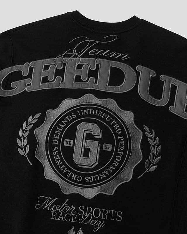 Team Geedup Crewneck Black/Grey - Image 5
