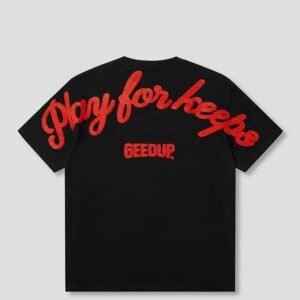 PFK Cursive T-Shirt Black/Red
