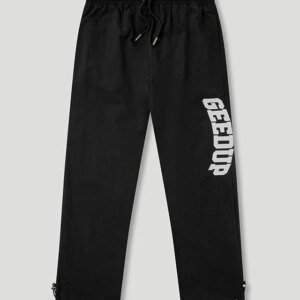 Team Logo Spray Pant Black/White