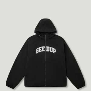 Team Logo Spray Jacket Black/White