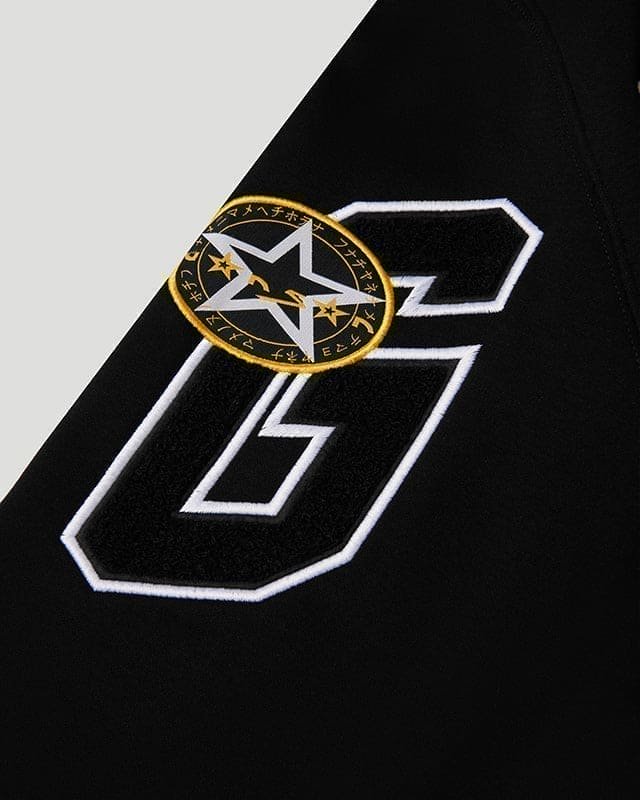 Team Logo x Vanson Hoodie Black - Image 4