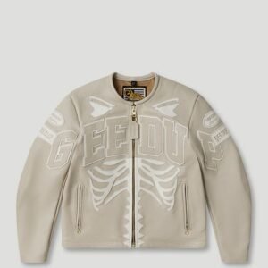 Geedup x Vanson Bones Jacket Bone/White
