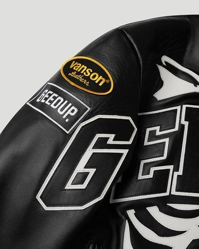 Geedup x Vanson Bones Jacket Black/White - Image 4