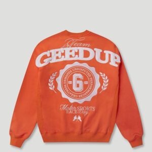 Team Geedup Crewneck Orange/White
