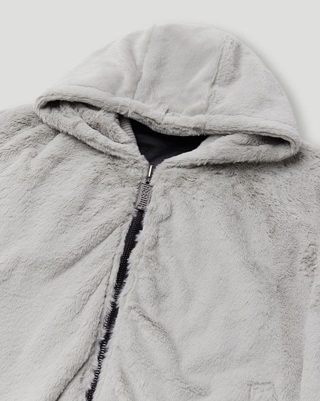 Handstyle Team Logo Reversible Leather/Faux Fur Jacket - Image 5